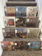 Vintage Rock Lot of 12 Vinyl Lp Record Ultrasonic Clean Graded