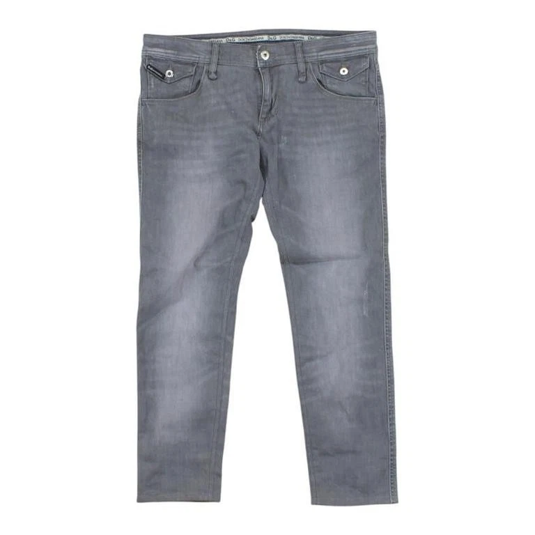 Jean Droit Dolce & Gabbana Homme - Gris, Coton Denim - Taille IT50/W36/L - Neuf Avec étiquettes