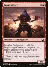 Foil Valor Singer 165 C Adventures In The Forgotten Realms Afr Mtg