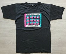Vintage 90's T Shirt Eric Clapton Journeyman Tour 1990 UK and European Size XL