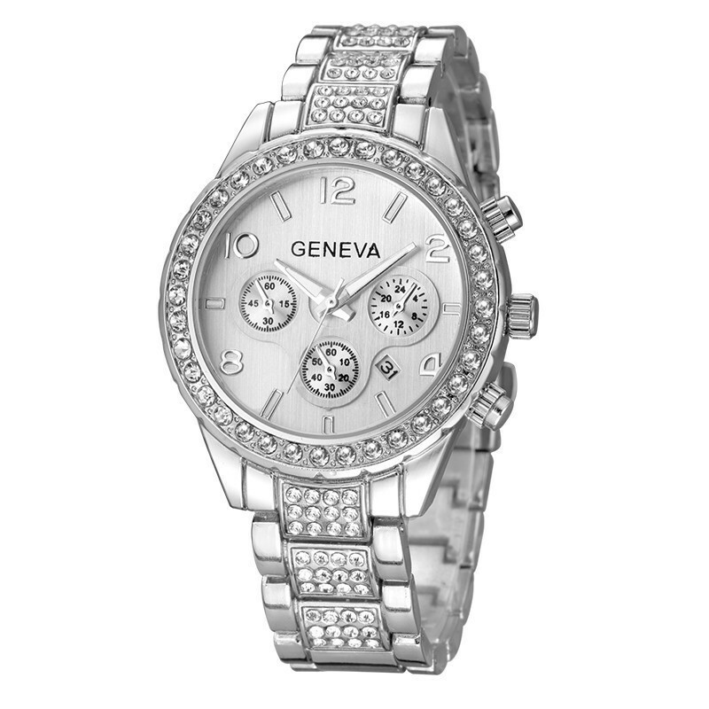 New Fashion Bracelet Wrist Watch for Woman Ladies Silver New Fashion Bracelet Wrist Watch for Woman Ladies Silver