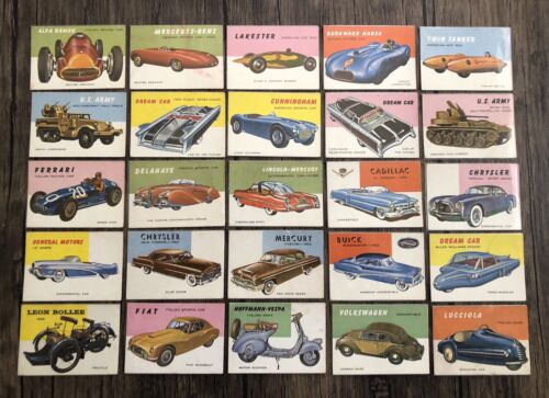 1954 Topps World On Wheels Lot of 25 No Dups Nice - Picture 1 of 10