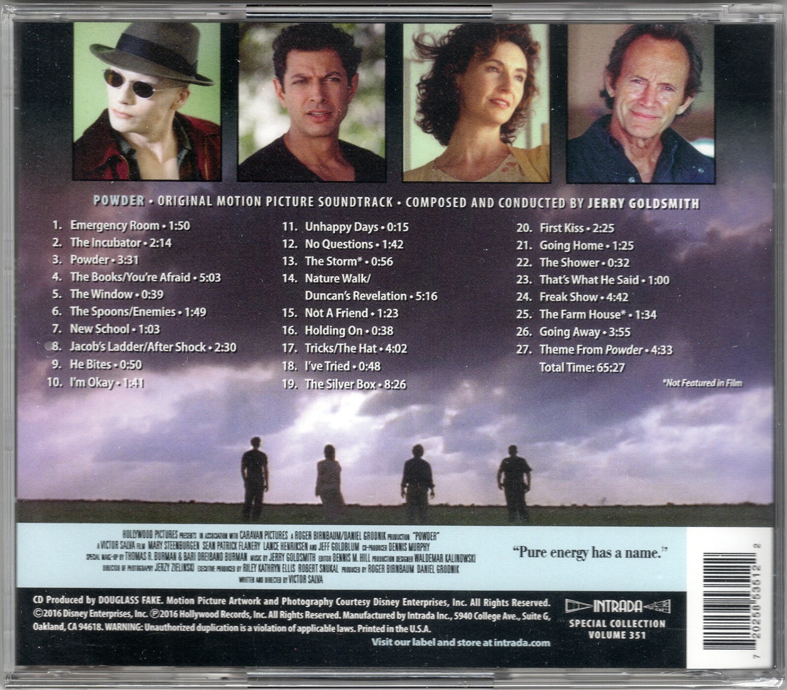 NEW SEALED Powder Motion Picture Movie Soundtrack Score 2016 Intrada CD