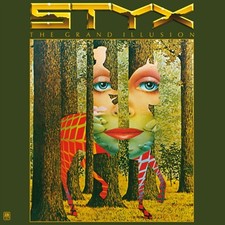 STYX The Grand Illusion BANNER 3x3 Ft Fabric Poster Tapestry Flag album art
