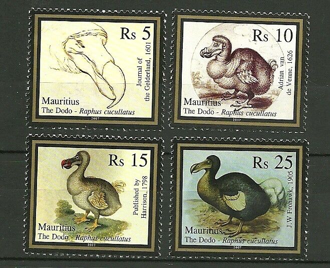 THE DODO.FULL SET. UNMOUNTED MINT JUNE HINGED.25 2007. NEVER SUP Special 5% OFF Campaign