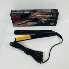 CHI GF1001 Global Beauty Black Ceramic Flat Iron Hair Straightener 1 in