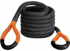 28mm X 6m Kinetic Rope 15400kg Recovery Dyneema Tow Bubba Winch Snatch Strap