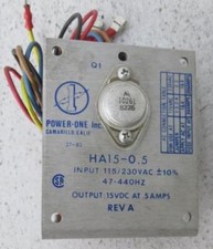 HA15-0.5 AC-DC Power Supply Input 115/230 VAC Output 15 5v 0.5 Ampere