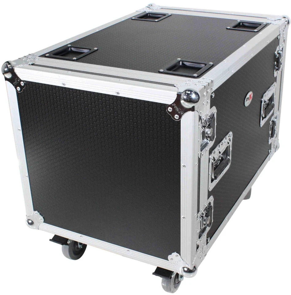 ProX T-10RSS24 10U Space Rack Mount Flight Case 24 Inch Depth W/Casters - Image 3 of 4