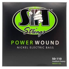 S.I.T Power Wound Nickel Bass Strings; gauges 50-110