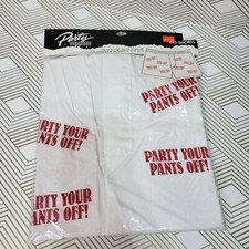 Vintage New Hallmark Party Express "Party Your Pants Off" Boxers Underwear sz 44