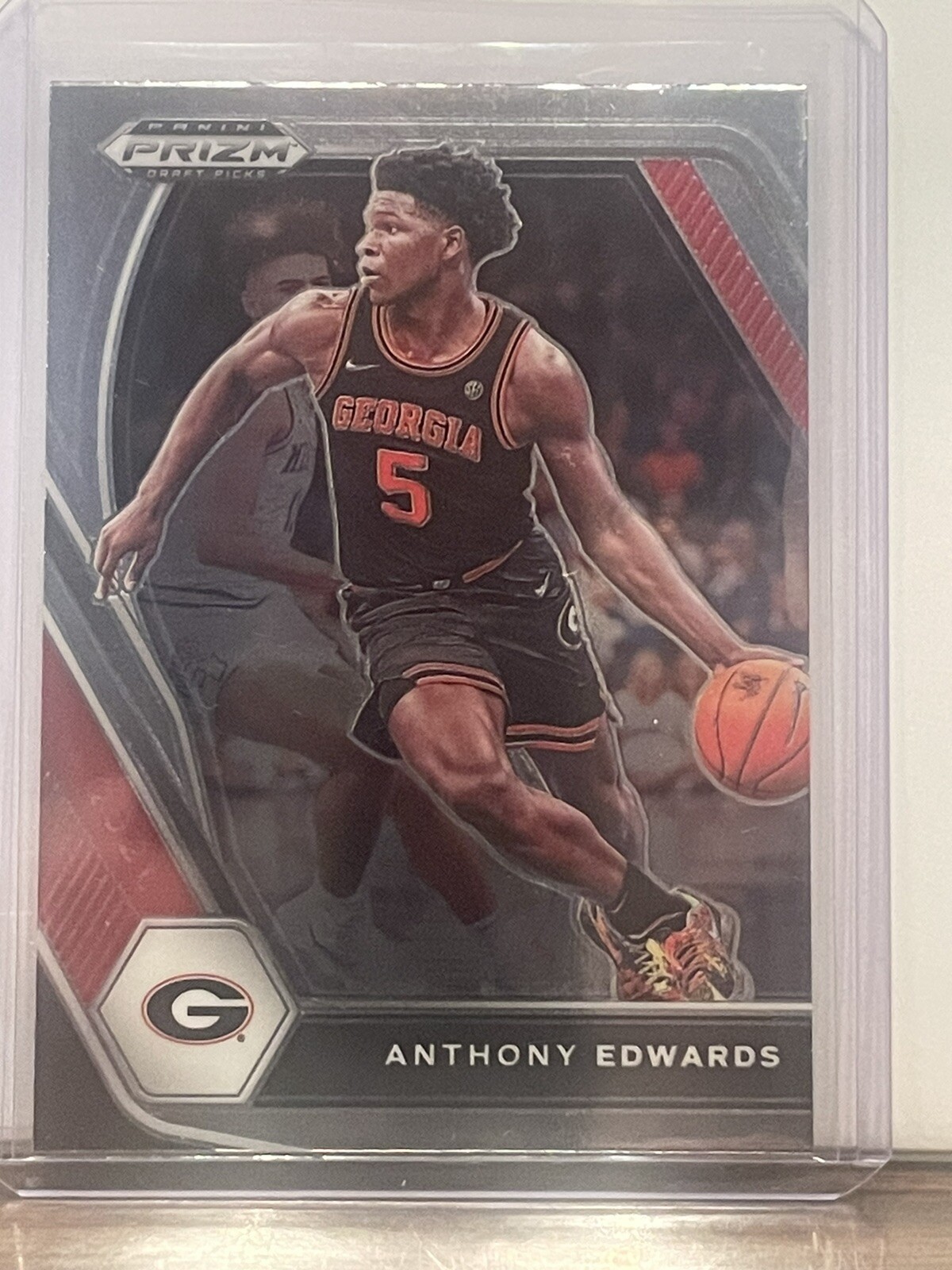 Anthony Edwards 2021 Prizm Draft Picks #65 Minnesota Timberwolves