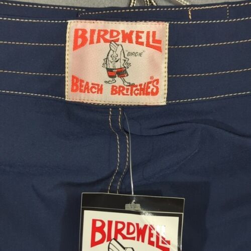 Birdwell Beach Britches Shorts Women's 14 Navy Blue 405 Board Shorts NWT - Picture 3 of 9