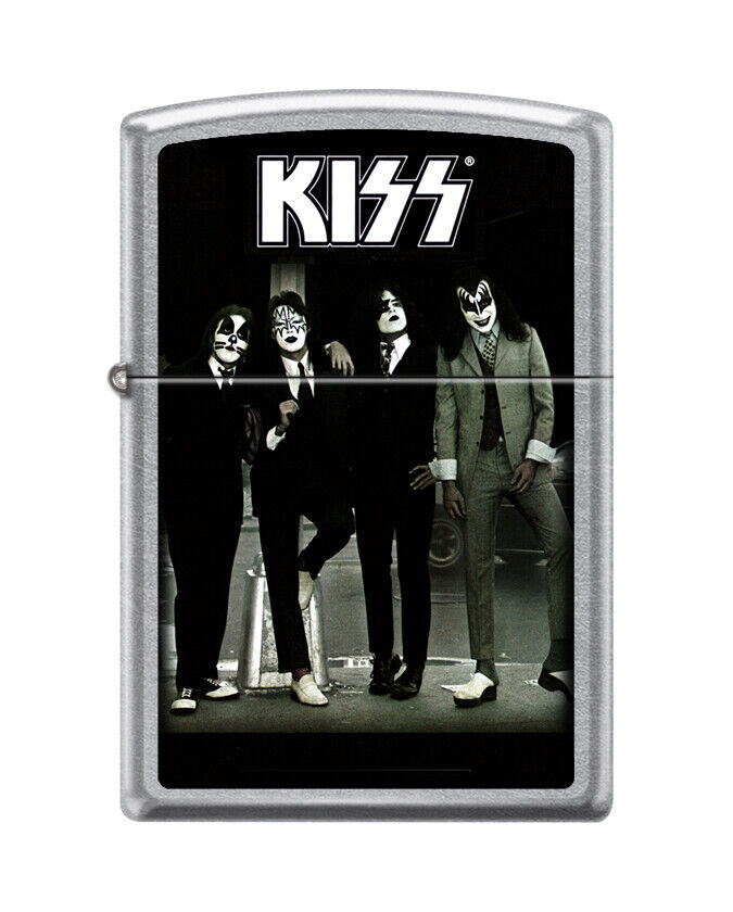 Zippo 9823, KISS-Rock Band, Street Chrome Finish Lighter