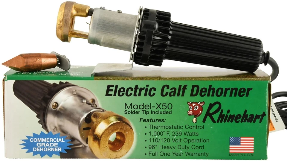 Rhinehart Model X50 Electric Calf Cattle Dehorner