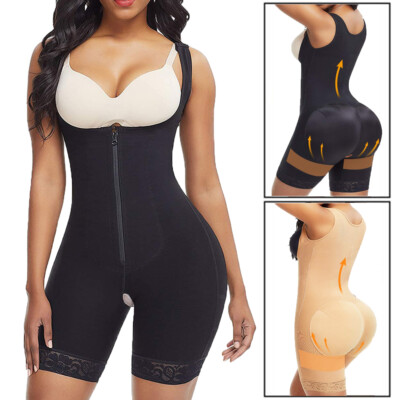 Womens Shapewear Reductoras Levanta Cola Post Surgery Full Body Slimming Shaper