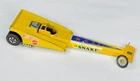 Hot Wheels Redline 1971 Snake Rear Engine Dragster Missing Front Wheel