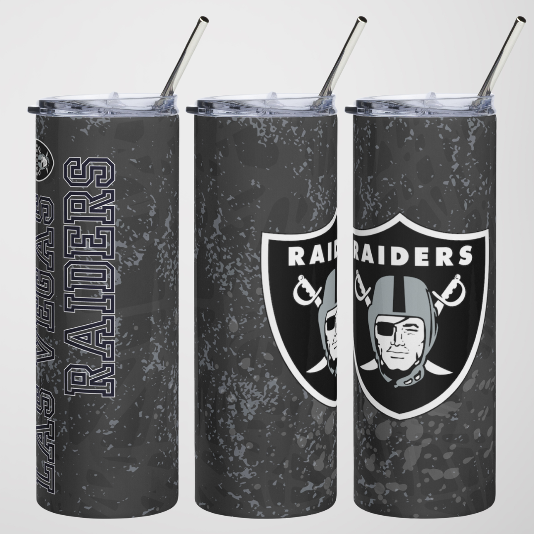 Las Vegas Raiders Tumbler 12 oz Stainless Steel NFL Fan Gear