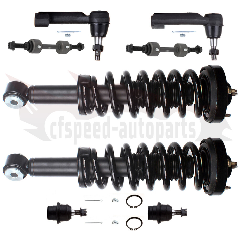 2009-2013 Ford F-150 Front Suspension Kit – Struts Springs Ball Joints Tie Rods Sway Bars RWD