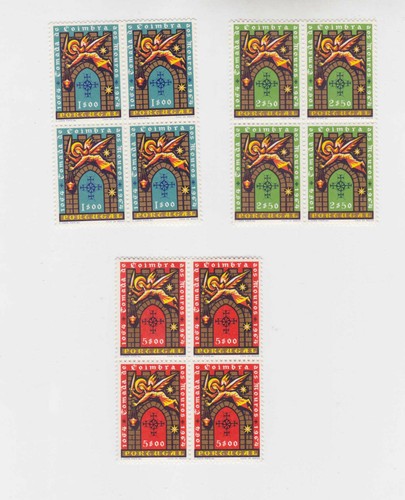 Portugal 1965 Sc 947 9 Coimbra Set Block Of Four Mnh Q509 Ebay