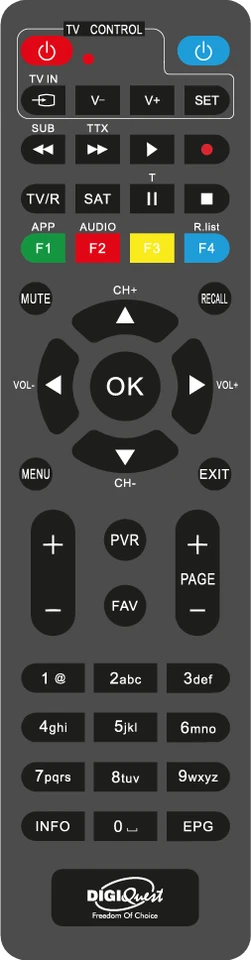 TDT HD Receptor Mini H.265 HEVC DigiQuest X2O Decodificador DVB-T2 Full HD HDMI - Imagen 4 de 4