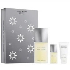 L'EAU D'ISSEY by ISSEY MIYAKE for Men 3 pcs SET 4.2 oz EDT Spray + SHOWER GEL