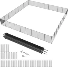 ✅4 X 12/48/72/108 FT Pool Fences for Inground Pools 340 GMS Teslin PVC Pool Fenc