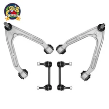 Front Upper Control Arms w/Ball Joints Sway Bars Kit for 2006-2010 Hummer H3 H3T