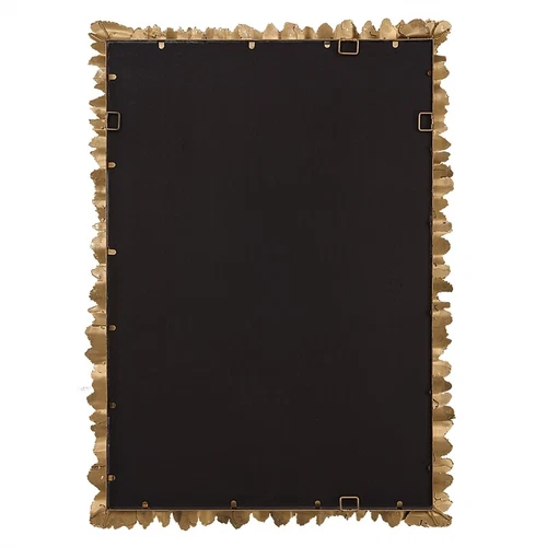 Uttermost Lev Contemporary Style Steel MDF Wood Mirror in Gold Finish - Picture 5 of 7