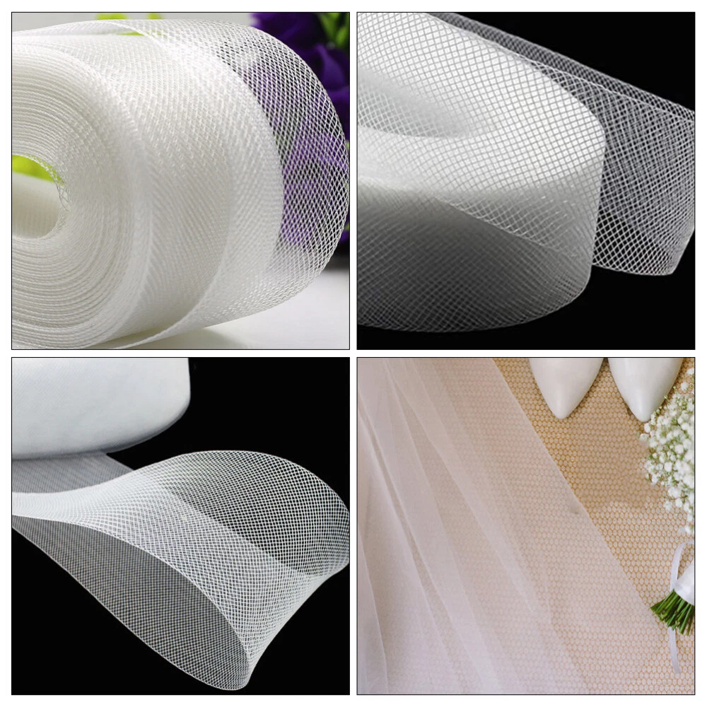 VETEMENTS 2 Rotoli Osso di Pesce Rete Elastica Capelli di Cavallo Abbigliamento Materiali Abito Bordo