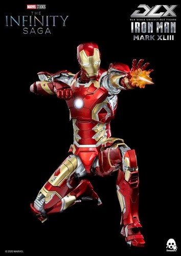 Infinity Saga Figura 1/12 DLX Iron Man Mark 43 16 cm THREEZERO 3Z0247 - Imagen 4 de 19
