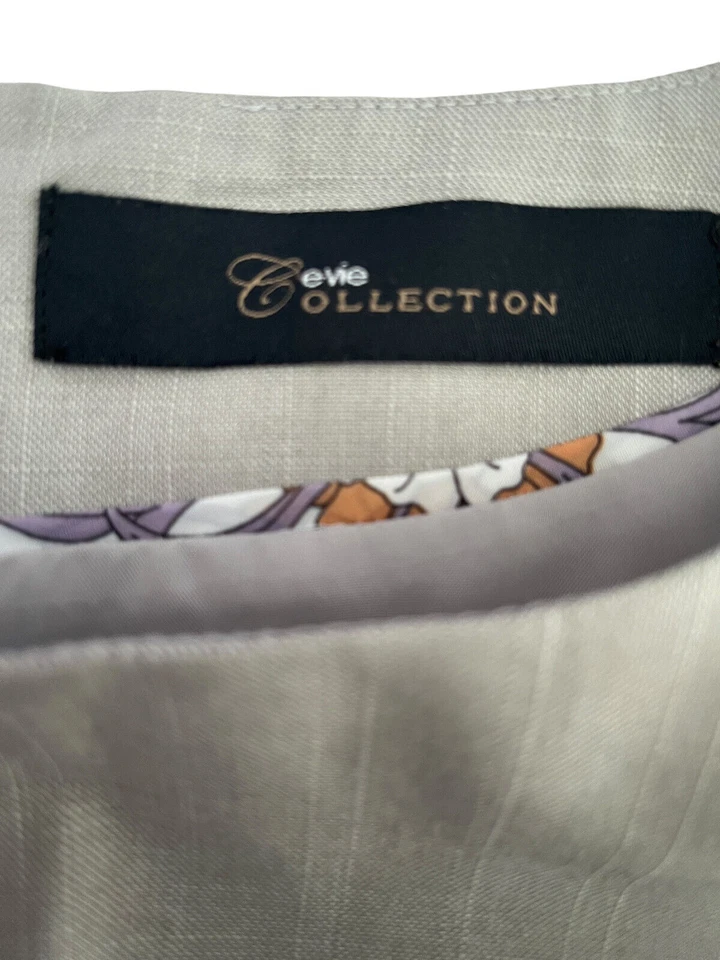 EVIE COLLECTION Jacket & Dress Size Small 10 Fit & Flare Grey Smart Womens EU38 - Image 2 of 4