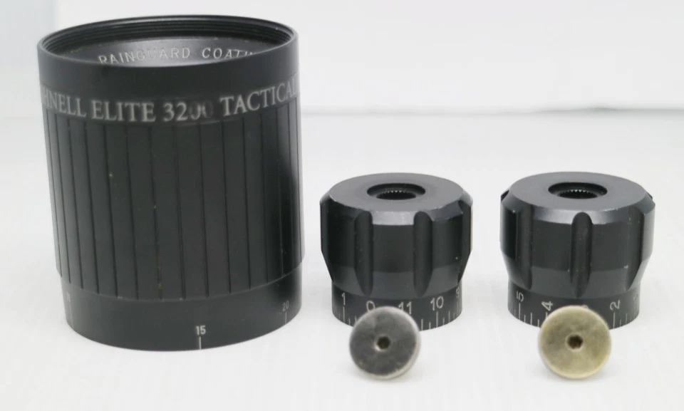 Bushnell Elite 3200 5-15x40 Tactical Rifle Scope Objective Bell + Turret Caps - Image 3 of 3