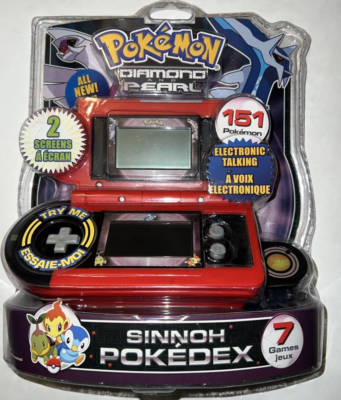 Pokemon Diamond & Pearl - Electronic Talking Sinnoh Pokedex - MIP