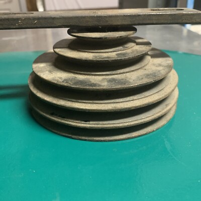 Steel 5 step speed cone v belt pulley drill saw lathe electric motor machine
