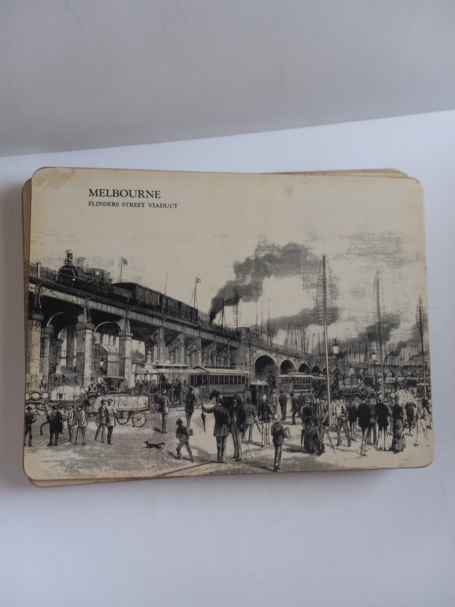 Pimpernel Placemats, Set of Melbourne, Australia Pre