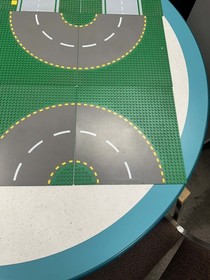 Lot Of 12 Lego City Base Plate 44342 30225 Green Road
