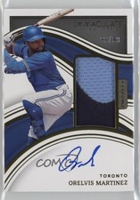 2023 Panini Immaculate Prospect 99/99 Orelvis Martinez #13 Patch Auto fc1