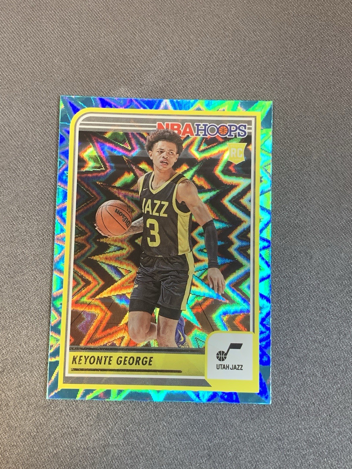 2023-24 Panini NBA Hoops - Rookies Keyonte George #271 Teal Explosion (RC)