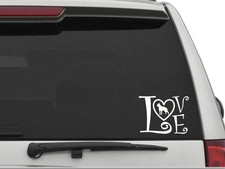 BOSTON TERRIER LOVE 6" Sticker Decal FREE SHIPPING Car Truck CW2270