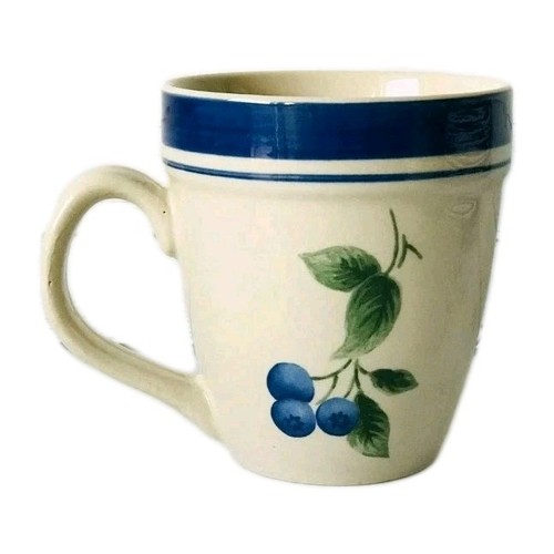 2er Set LL Bean Blueberry große Blueberry Kaffeetassen Lodge Cottage Cabin Maine - Bild 3 von 7