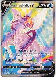 Origin Forme Palkia V SWSH253 Sword & Shield Black Star Promo Holo