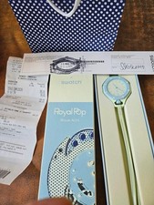 Swatch X Ap Royal Pop Blaue Acht. IN DER HAND...