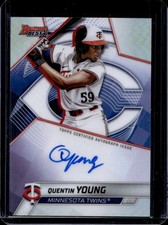 2025 Bowman's Best Quentin Young Auto Refractor #B25-QY Twins