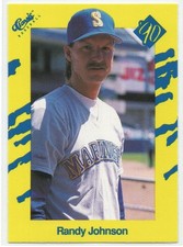 Randy Johnson 1990 Classic Yellow #T22  Seattle Mariners  Hall of Fame  #3