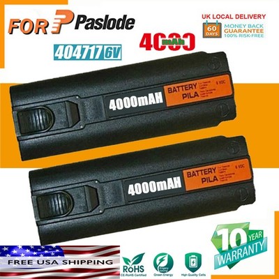 2PACK For Paslode Impulse 6V 4000mAh 404717 Ni-MH Battery Nailer 900400 900420