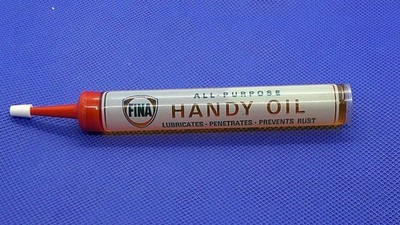 Vintage FINA ALL PURPOSE HANDY OIL tube NOS