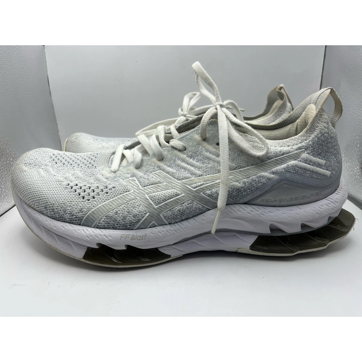 Asics Gel-Kinsei Blast Shoes Mens Size 7.5 White Running Sneakers Gym 1011B203 ASICS GEL-KINSEI BLAST 1011B203-109 White main image 4