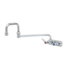 T S Brass B-1136-CR 18" ADA Compliant Double Joint Wall Mount Faucet w/ 4" OC