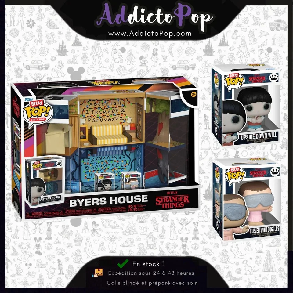 Funko Bitty Pop! Boxes Stranger Things - Byers House - Photo 1/1